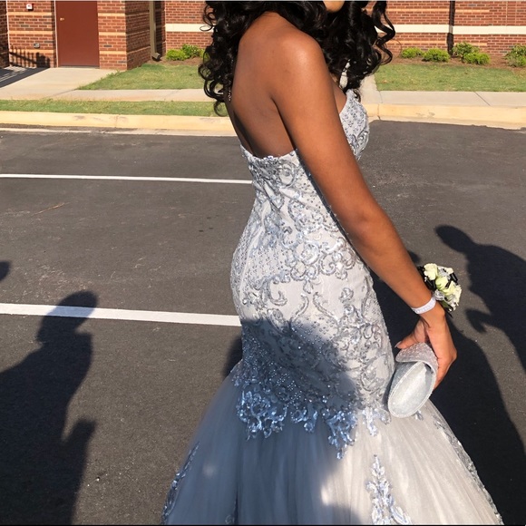 Silver Prom Dress🤩 - Picture 7 of 7